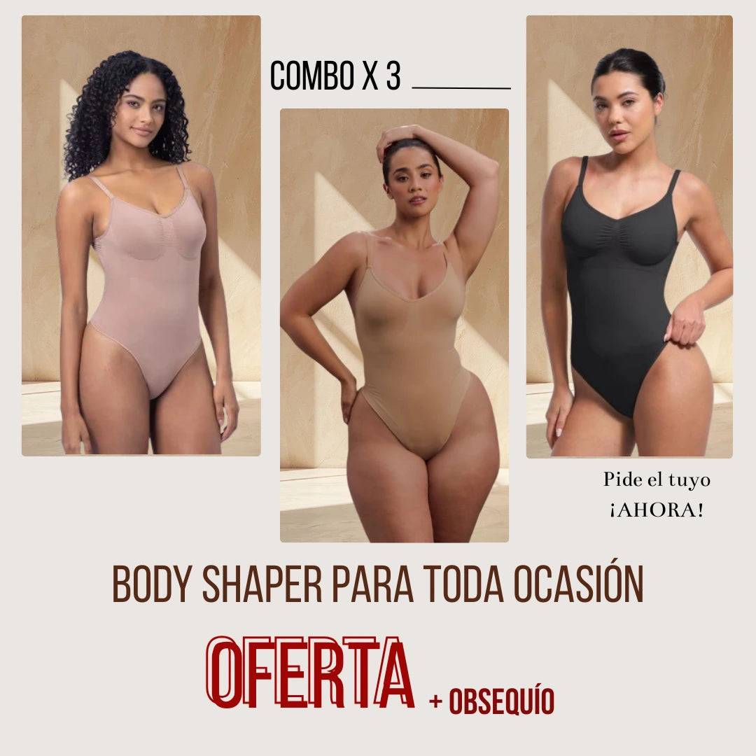 BODY CON TIRAS COMPRESION MEDIA