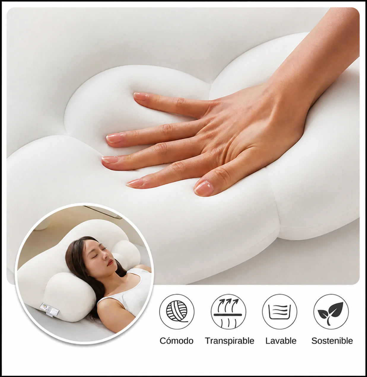 Almohada Cervical Ergonómica CerviZen™
